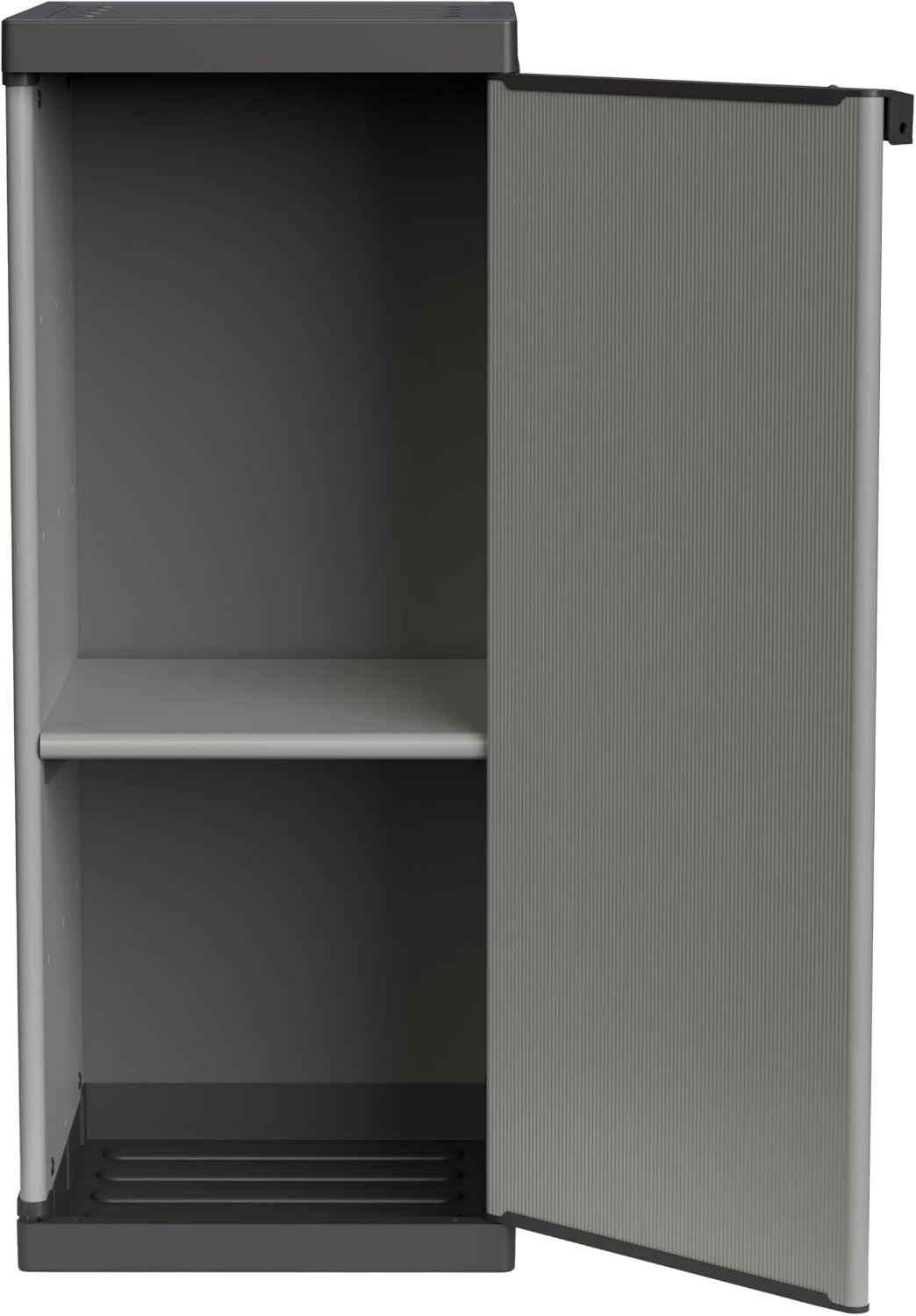 Outsunny Casetta da Giardino in Legno di Abete 120x57x183cm Naturale 2 Porte Capanno Porta Attrezzi con Ripiani Tetto Spiovente