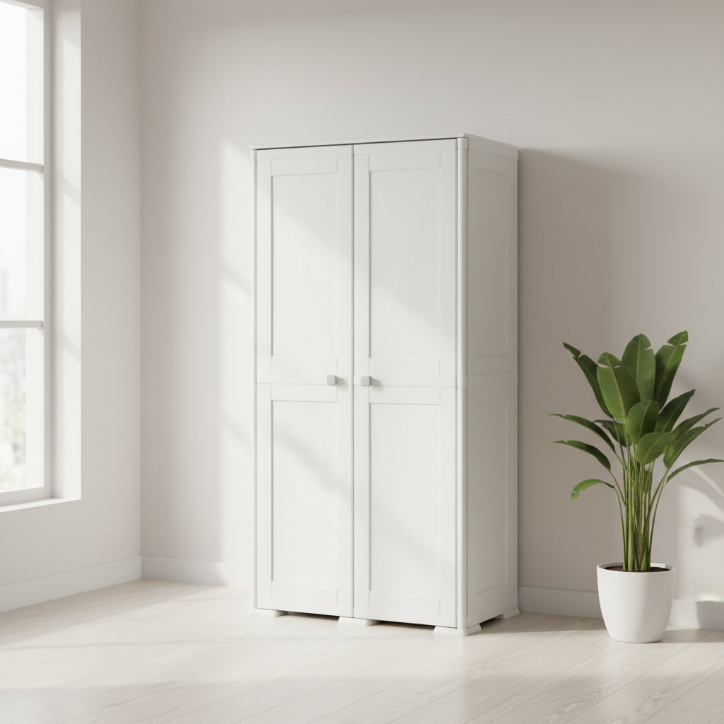 Credenza Casa Giardino con Luci LED cm 162 x 37 x 67 Nero