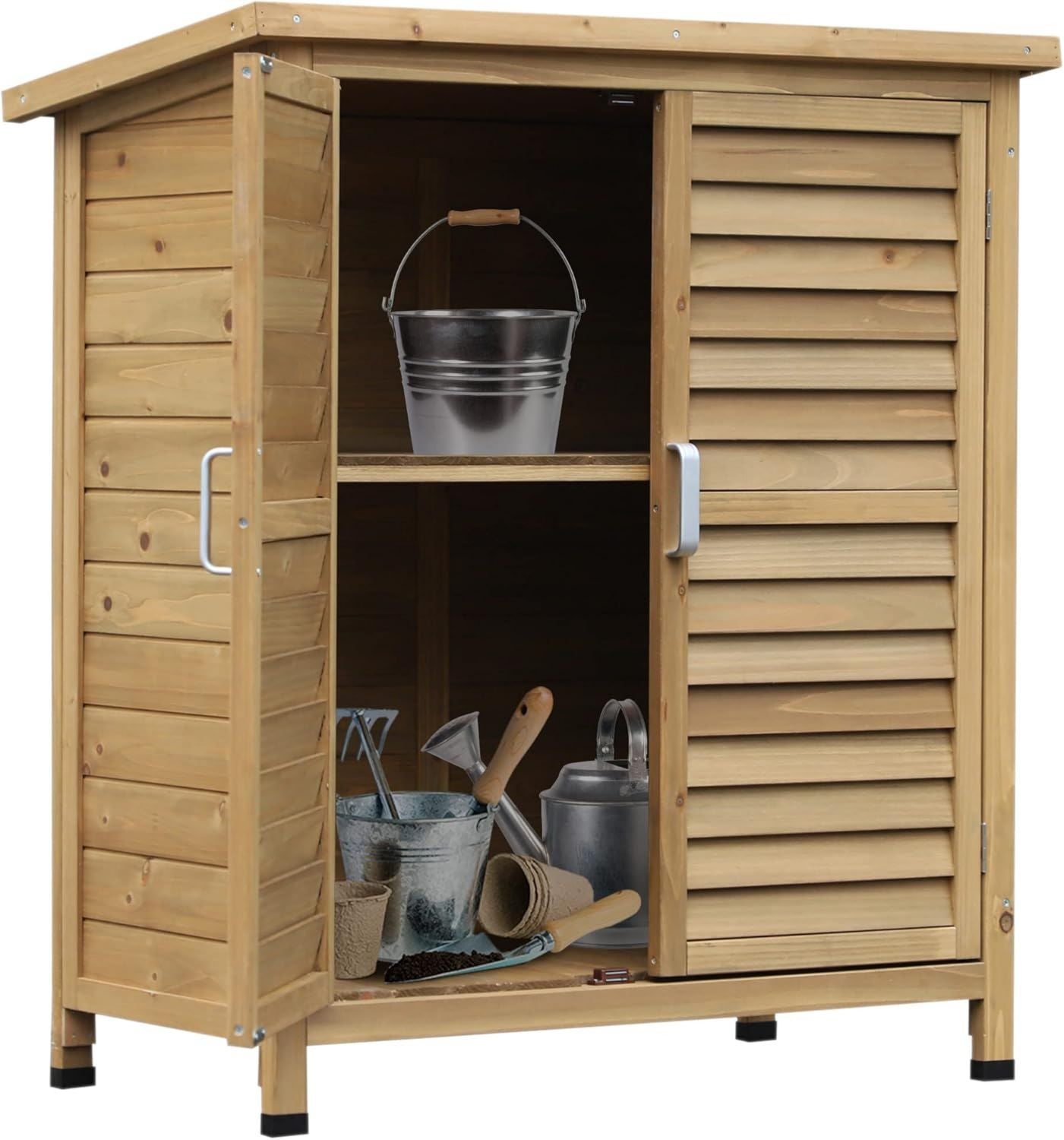 Credenza HOMCOM Cucina Alta 184cm con 4 Ante Chiusura Magnetica Mobile Dispensa Ripiani Regolabili Cucina a 6 Livelli Nero per Sala da Pranzo Soggiorno