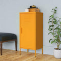 Armadietto Casa Giardino Portaoggetti Giallo Senape cm Acciaio 42.5 x 35 x 101.5
